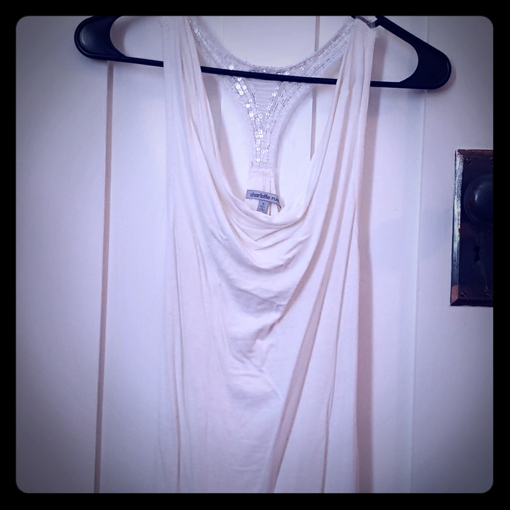 White tank top